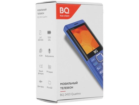 Мобильный телефон BQ 2453 Quattro красный