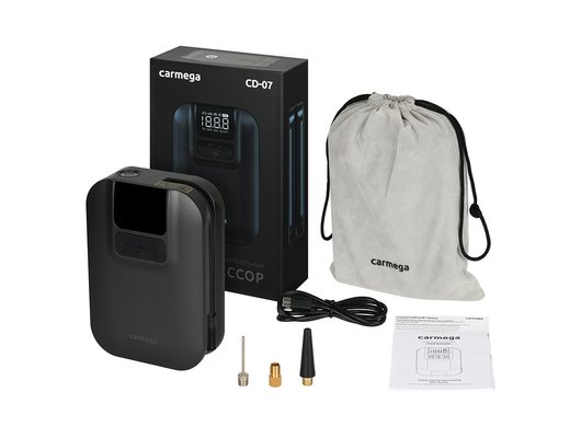Компрессор автомобильный Carmega CD-07 8атм 5000мАч