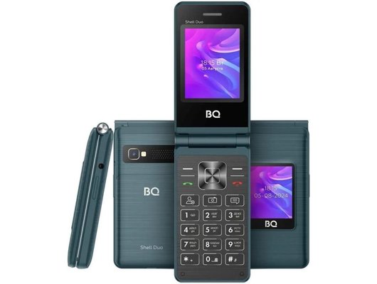 Мобильный телефон BQ 2412 Shell Duo Blue