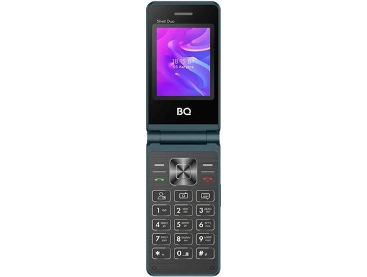 Мобильный телефон BQ 2412 Shell Duo Blue