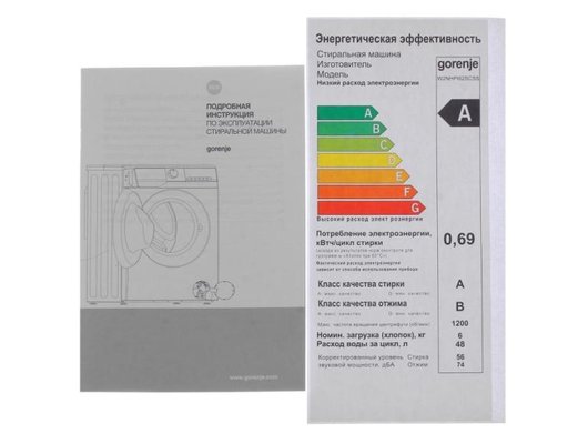Стиральная машина GORENJE W2NHPI62SCSS