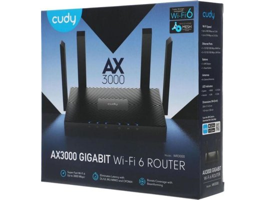 WiFi роутер Cudy WR3000 AX3000