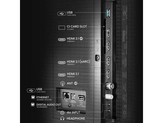 4K (Ultra HD) Smart телевизор HISENSE 55U7Q PRO