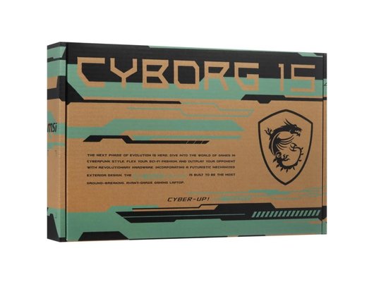 Ноутбук игровой MSI Cyborg 15 A12VF-1214XRU/9S7-15K111-1214/Core i5-12450H/8Gb/512Gb/15.6 FHD IPS/RTX4060 8Gb/DOS