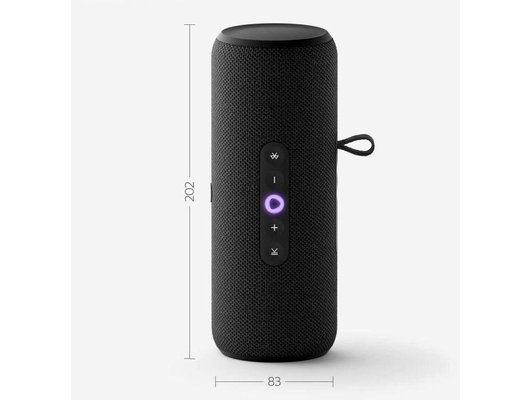 Умная колонка ЯНДЕКС СТАНЦИЯ СТРИТ YNDX-00030BLK (ЧЕРНЫЙ)