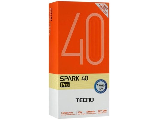 Смартфон Tecno Spark 40 Pro 8/128Gb Black