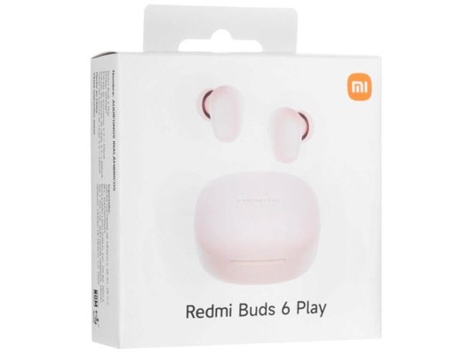 Гарнитуры TWS стерео XIAOMI REDMI BUDS 6 PLAY PINK