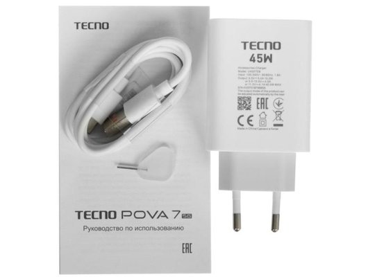 Смартфон Tecno POVA 7 5G 8/256Gb Grey