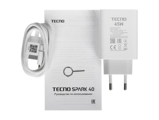 Смартфон Tecno Spark 40 8/256Gb Black