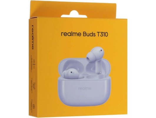 Гарнитуры TWS стерео REALME BUDS T310 VIOLET