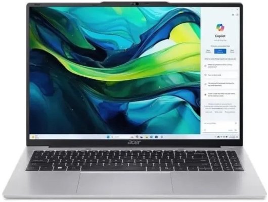 Ноутбук Acer Aspire Lite AL16-71P-5137/NX.D4YCD.004/Core i5 Ultra-125H/16Gb/512Gb/16 FHD IPS/DOS серебристый