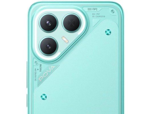 Смартфон Tecno POVA 7 Pro 5G 12/256Gb Cyan