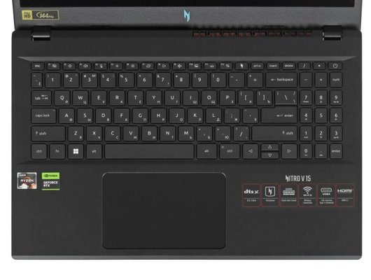 Ноутбук игровой Acer Aspire Nitro ANV15-41-R8FA/NH.QSHCD.001/Ryzen 5-6600H/16Gb/512Gb/15.6 FHD IPS/RTX3050 6Gb/DOS