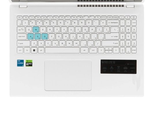 Ноутбук игровой Acer Nitro Lite NL16-71G-568T/NH.D26CD.003/Core i5-13420H/16Gb/512Gb/16 FHD IPS/RTX4050 6Gb/DOSбелый