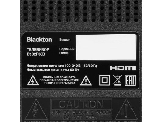 Телевизор BLACKTON BT 32F38B BLACK