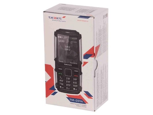 Мобильный телефон TeXet TM-D314 black