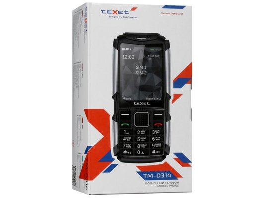 Мобильный телефон TeXet TM-D314 black