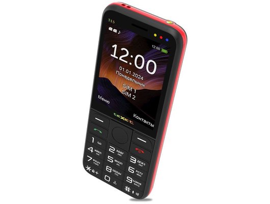 Мобильный телефон TeXet TM-315 Black/Red