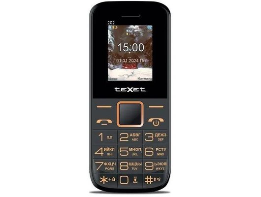 Мобильный телефон TeXet TM-202 черный
