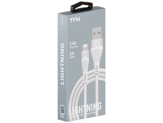 Кабель TFN 8pin forza 2.0m white TFN-CFZLIGUSB2MWH