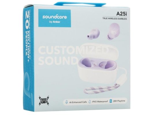 Гарнитуры TWS стерео SOUNDCORE A25I V.2 PURPLE