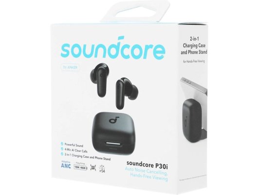 Гарнитуры TWS стерео SOUNDCORE P30I BLACK