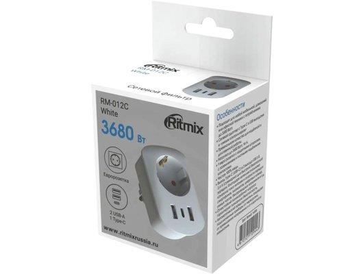 Сетевой адаптер RITMIX RM-012C Белый