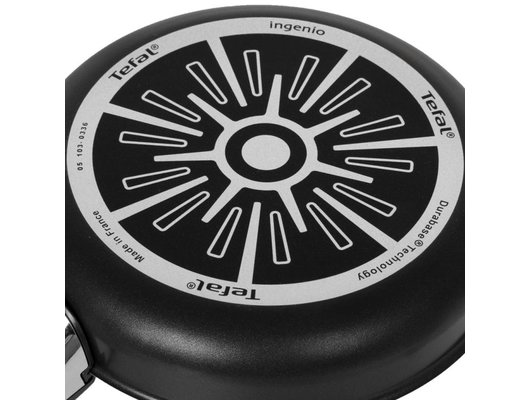 Набор посуды TEFAL 4181820 INGENIO BLACK сковороды 24/28/ съемн. ручка
