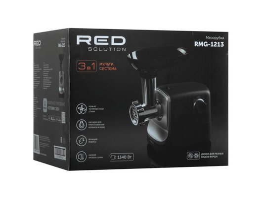 Мясорубка RED solution RMG-1213 черный