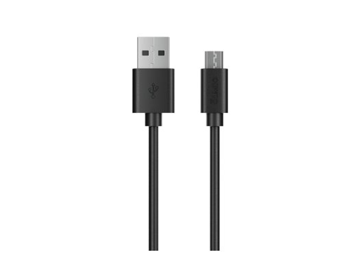 Кабель OLMIO USB 2.0 - microUSB,  1м, 2.1A, черный (38693)