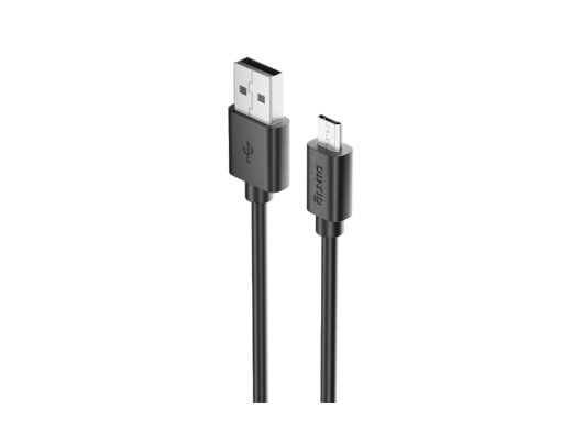 Кабель OLMIO USB 2.0 - microUSB,  1м, 2.1A, черный (38693)