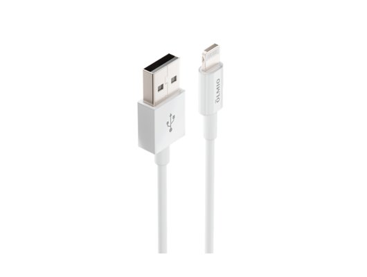 Кабель OLMIO USB 2.0 - Lightning 2м белый (38687)