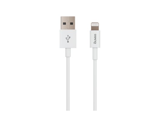Кабель OLMIO USB 2.0 - Lightning 2м белый (38687)
