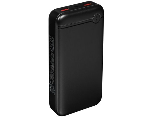 Внешний аккумулятор OLMIO P-20, 20000mAh, black
