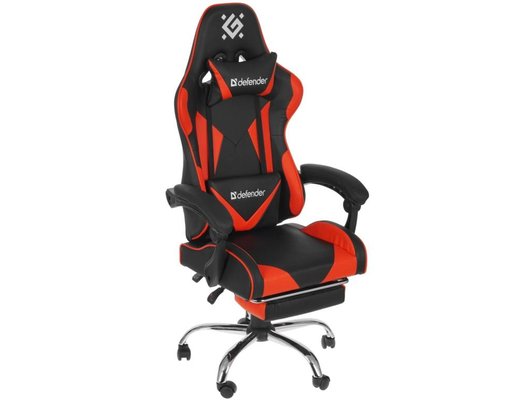 Кресло Defender Pilot Black/Red