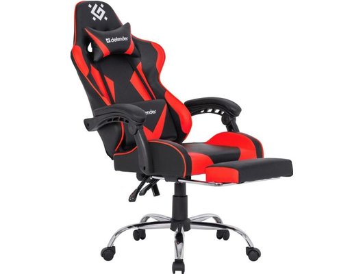 Кресло Defender Pilot Black/Red