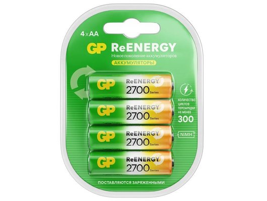 Аккумулятор GP ReEnergy 270AAHC 4 шт