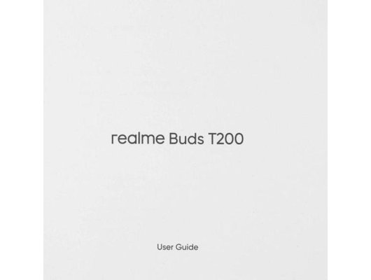 Гарнитуры TWS стерео REALME BUDS T200 WHITE