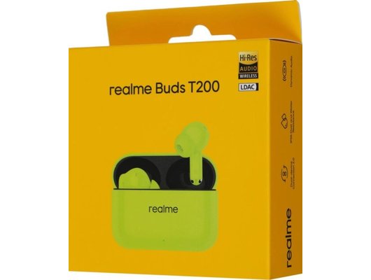 Гарнитуры TWS стерео REALME BUDS T200 GREEN