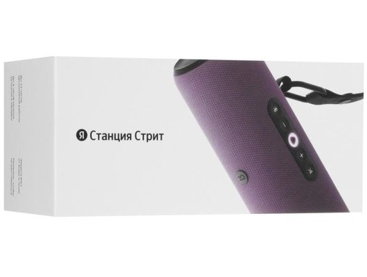 Умная колонка ЯНДЕКС СТАНЦИЯ СТРИТ YNDX-00030VIO (фиолетовый)
