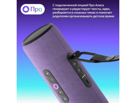 Умная колонка ЯНДЕКС СТАНЦИЯ СТРИТ YNDX-00030VIO (фиолетовый)