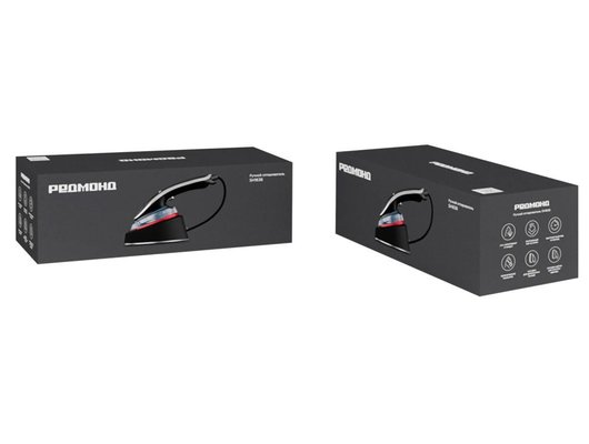 Отпариватель ручной РЕДМОНД SH1636 черный/красный