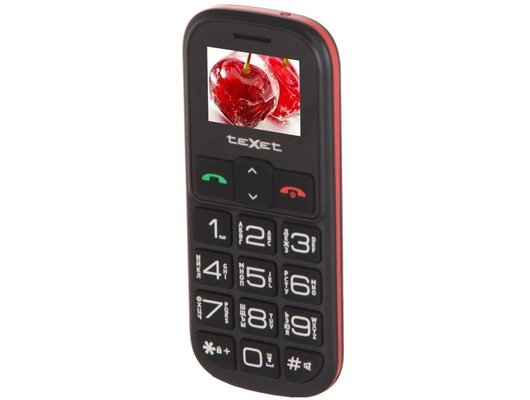 Мобильный телефон TeXet TM-B322 черно-красный