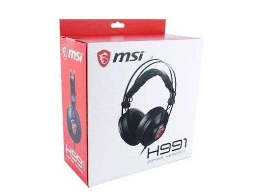 Игровые наушники проводные MSI Gaming Headset H991 (S37-21000A1-V33)