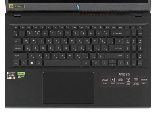 Ноутбук игровой Acer Nitro V 15 ANV15-41-R0Y0/NH.QSJCD.00B/Ryzen 5-6600H/16Gb/512Gb/15.6 FHD IPS/RTX2050 4Gb/DOS