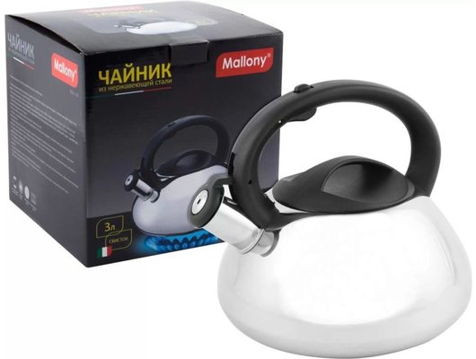 Чайник металлический MALLONY MAL-109, 3 л, 910071