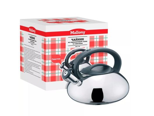 Чайник металлический MALLONY MAL-109, 3 л, 910071