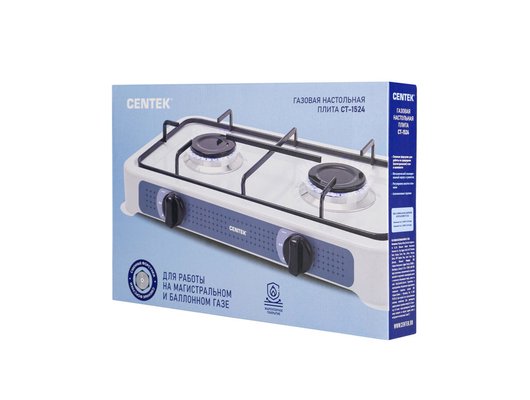 Плитка газовая CENTEK CT-1524 белая