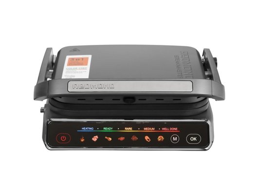 Электрогриль РЕДМОНД SteakMaster GM300 серый/металл