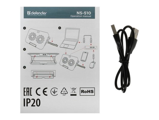 Подставка для ноутбука DEFENDER NS-510 черный